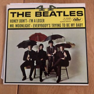 The Beatles - Four By Four (4x4) (capitol Ep 5365) Hard To Find W/ Sleeve