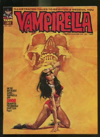 Vampirella 21 Nm 9.  4 (1972 Warren) 1 Book Jose Luis Garcia - Lopez Mcgregor