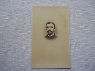 Civil War Cdv Photograph - Lieutenant Shepard? (a.  A.  Gen.  Spraus? Staff)