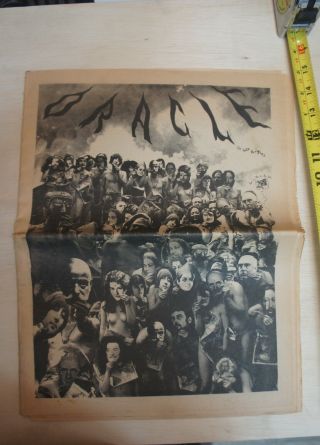 Vintage Iconic Hippie Newspaper The Oracle Of Los Angeles Great Cover 1967
