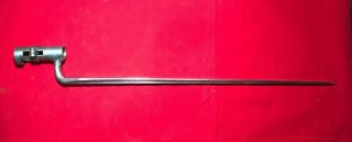 Civil War Era U.  S.  Model 1855 21” Socket Bayonet.  69 Calibre Musket