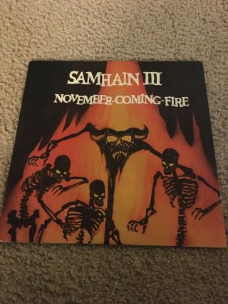 Samhain Iii November Coming Fire Plan 9 Lp 1st 