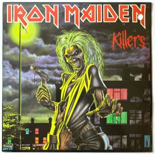 Usa 1981 Iron Maiden Killers True 1st Harvest Vinyl - Not Capitol