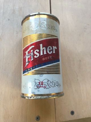 Cool Vanity Lid Minty Bottom Opened Fisher Flat Top Beer Can General Azusa Ca