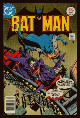 Dc Comics Batman 286 The Joker Vfn/nm 9.  0