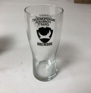 Branded Brewdog Pint Craft Beer Drink Glass Home Pub Bar Limited Edition Gift