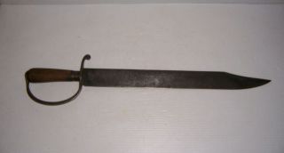 Civil War Confederate D - Guard Bowie Knife 1861 Nashville Plow