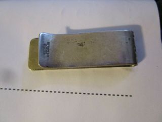 Vintage Tiffany & Co Makers Sterling Silver Weave Money Clip 21.  7g 3