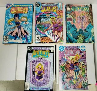Amethyst 100 Complete Vol 1,  2,  3 1980s Runs 34 Issues - 1 - 12 1 - 16 1 - 4 Dc Comics