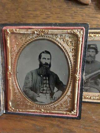 Civil War Soldier Ambrotype.  Clarity And Focus.  6th Plate Size