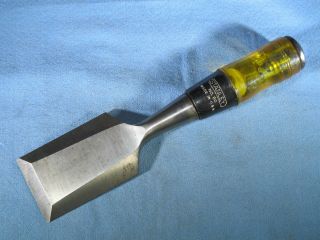 Vintage Stanley No.  60 2 " Wide Bevel Edge Woodworking Chisel Made In Usa