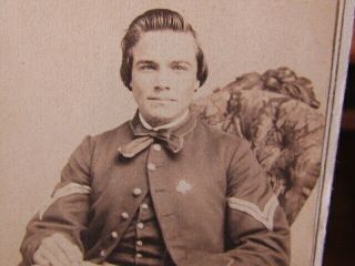 1st Minnesota Infantry Corporal Edward Z.  Needham Cdv Photograph