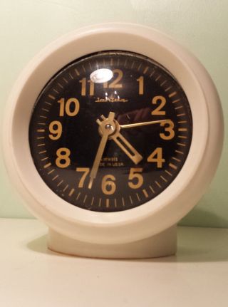 Yantar Jantar Alarm Clock Soviet Russia Rare Vintage Antique Deco Ussr