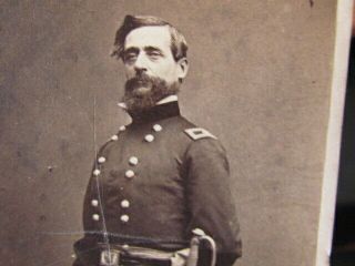 1st Minnesota Infantry Colonel & General Napoleon Jackson Tecumseh Dana Cdv