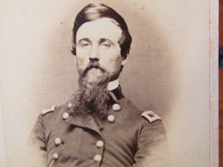 Ohio Civil War General John Beatty Cdv Photograph