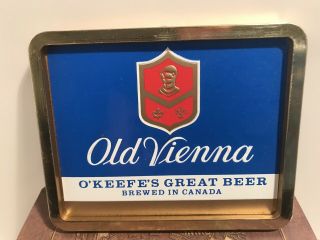 Vintage Nos Old Vienna O’keefe’s Beer Plastic Sign - Made In Canada