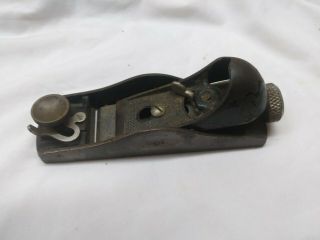 Vintage Stanley Low Angle Block Plane No 60 1/2 Woodworking Tools Usa