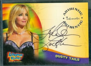 Looney Tunes Back in Action (A4) Heather Locklear as Dusty Tails Autograph Card 2