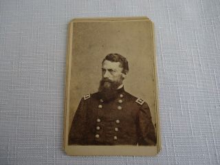 Civil War Cdv Photograph - Major General (george Stoneman Jr. ) E.  Anthony Brady