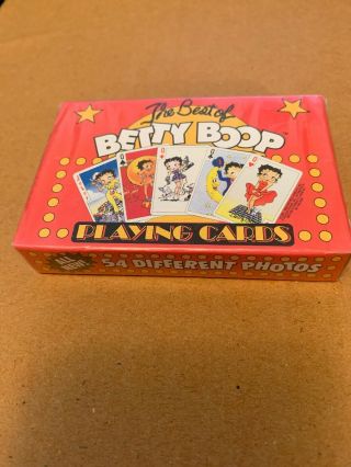 Betty Boop " The Best Of.  " 1998 Playing Cards,  54 Different Photos,