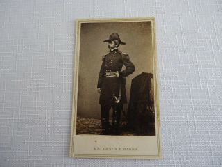Civil War Cdv Photograph - Major General (nathaniel P.  Banks) E.  Anthony Brady