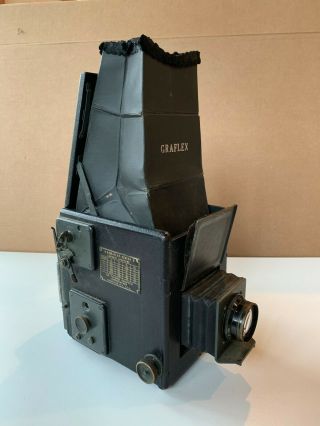 Vintage Graflex R.  B.  Series B 3.  25 X 2.  25 Film Camera W/kodak 6 3/8 " F4.  5 Lens