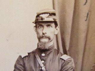 44th Massachusetts Infantry Captain John M.  Griswold cdv photograph 2