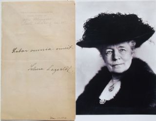 Selma Lagerlof 1st Women Writer Nobel Prize Literature Recipient Autograph Rare