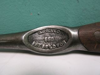 Vintage Hd Smith Perfect Handle Improved 660 No.  3 Slotted Screwdriver Tool
