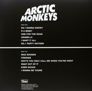 The Artic Monkeys - Am Lp Vinyl Record [ex,  ] 12 " 33 Rpm 2013 Domino ‎– Wiglp317