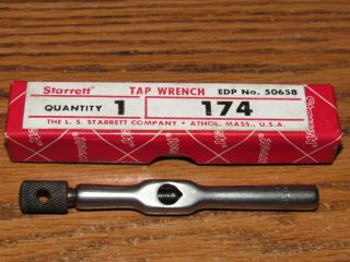 L.  S.  Starrett Athol,  Ma Usa Tap Wrench No.  174 Machinist Tool