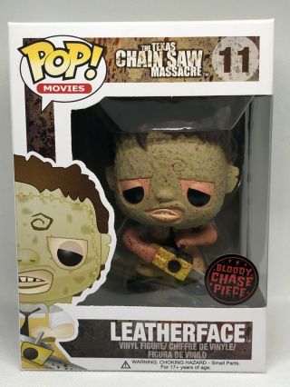 Funko Pop Movies Texas Chainsaw Massacre Leatherface 11 Bloody Chase Piece Rare
