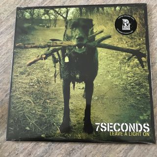 7 Seconds Leave A Light On Lp Blue Vinyl W/cd Ltd Edition Us 2014 Rise Records