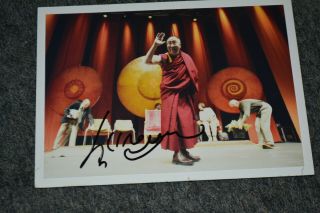 Dalai Lama Signed Autograph In Person 5x7 13x18 Cm