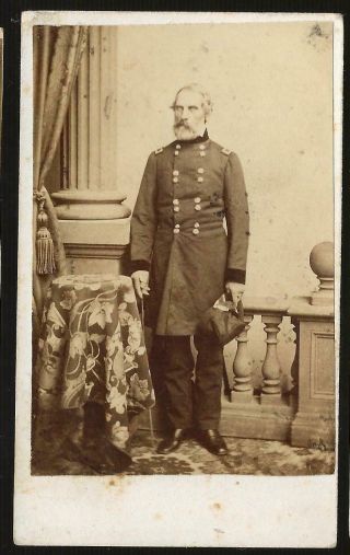 Civil War Cdv Union General John J Abercrombie,  Scarce