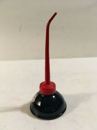 SKELLY Vintage Miniature Pump OIL CAN Gasoline Station Gas Spout MINI Oiler 3