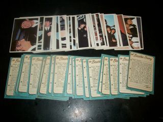 1964 Topps Beatles Diary Trading Cards Complete Set 1 - 60 (look)
