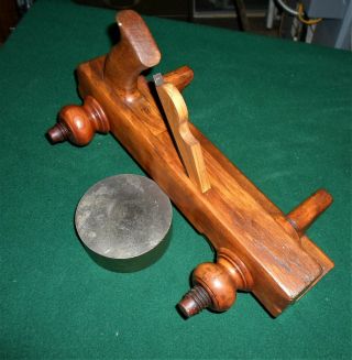 Antique H.  Chapin No.  183 Wood Plane W.  Tate / Union Factory Warranted