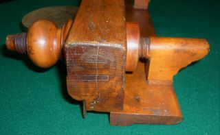 ANTIQUE H.  CHAPIN No.  183 WOOD PLANE W.  TATE / UNION FACTORY WARRANTED 2