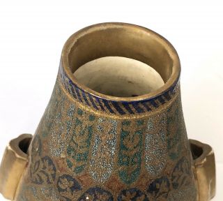 Antique ROYAL BONN Gold Gilt Hand Painted Vase - 9 