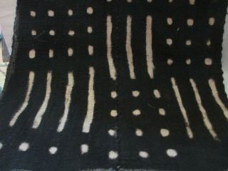 Authentic African Handwoven Mud Cloth Textile From Mali Brown 11.  5 