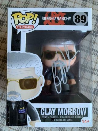 Ron Perlman Signed Funko Pop Clay Morrow,  Sons Of Anarchy 89