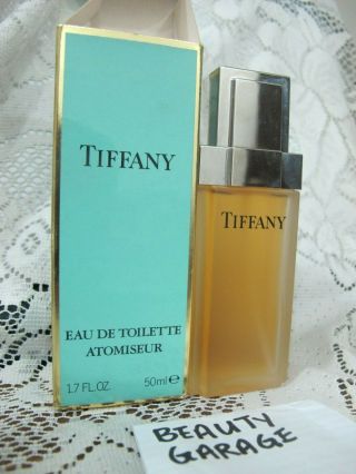 Rare Vintage 1980s Tiffany 50ml 1.  7 Oz Edt Eau De Toilette Women Perfume Classic