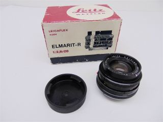 Vintage Leitz Leica R Elmarit - R 2.  8/28mm Camera Lens