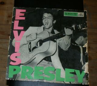 Elvis Presley Rock N Roll Rare 1956 Uk Hmv Vinyl Lp Clp 1093
