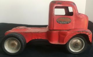 Vintage Tonka Toys Mound Metalcraft Semi Tractor Truck Cab Over Coe Cabover
