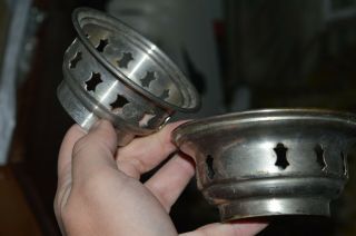 Vtg Russian Samovar Set 2 Crown Tea Coffe Top Cap Urn Antique Soviet Rare СССР