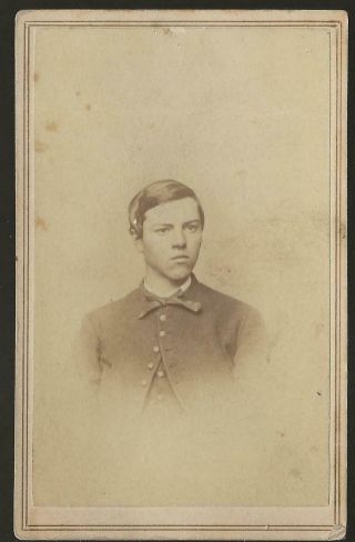 Civil War Era Cdv Corporal Albert H Cook 34th York Infantry