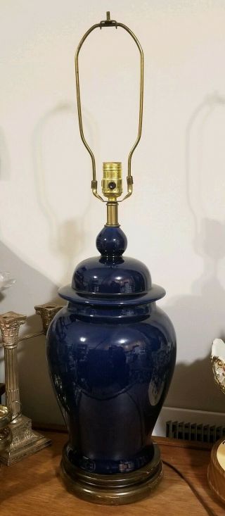 Frederick Cooper Blue Ginger Jar Lamp