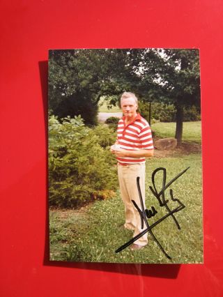 Neil Armstrong Authentic Hand Signed/autographed Personal Photo Nasa Astronaut